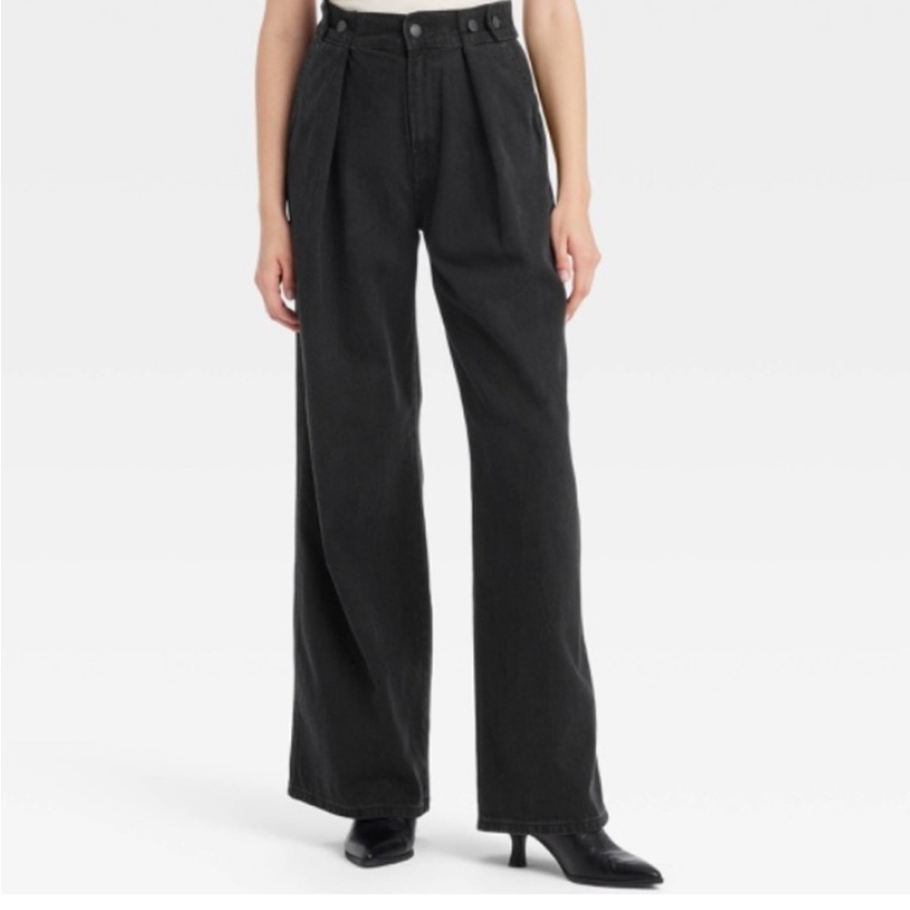 Universal Thread Wide Leg High-Rise Black Pants